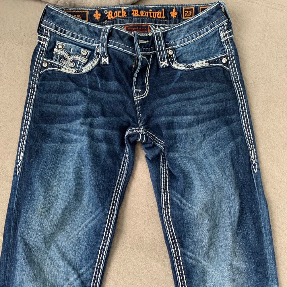 Rock revival skinny jeans